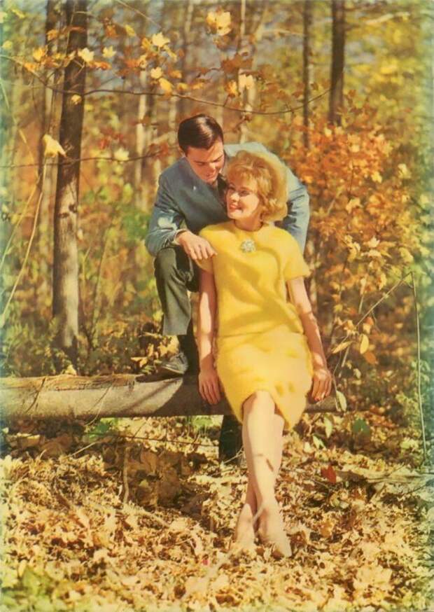 Романтические фотографии пар 1960-х годов