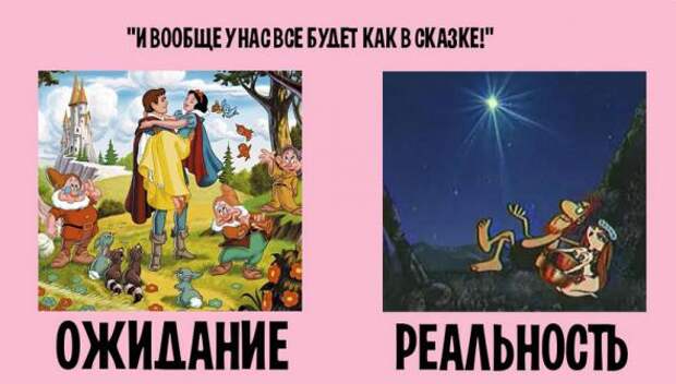 Семейная жизнь: ожидание и реальность