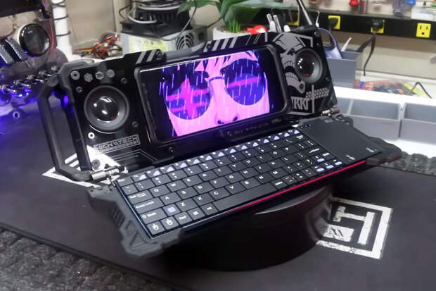 HTLL_OFFICIAL представил превращающий смартфон в ноутбук кибердек с клавиатурой