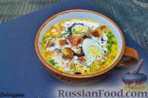Фото к рецепту: Сливочный суп с курицей