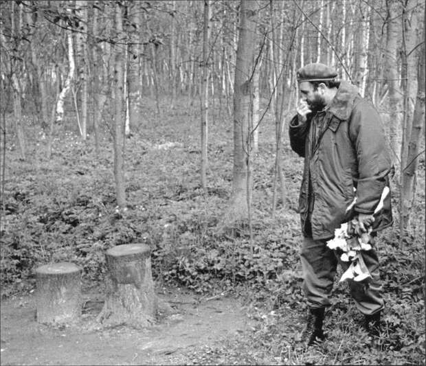 В «рабочем кабинете» Ленина в Разливе. СССР, история, кастро