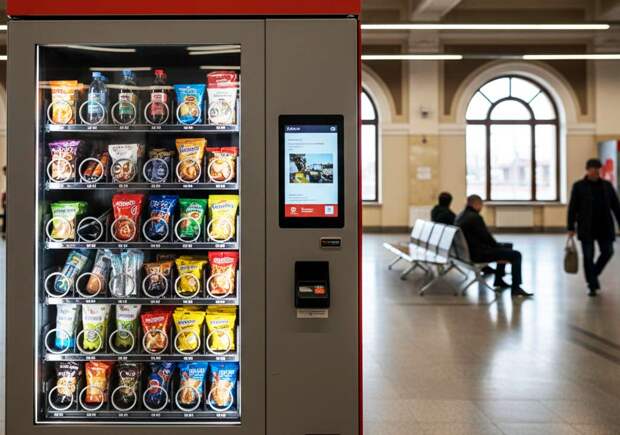 Самообслуживание на вокзале за 100 млрд. РЖД масштабируют вендинг, снабжая железнодорожную сеть автоматизированными «домами быта»