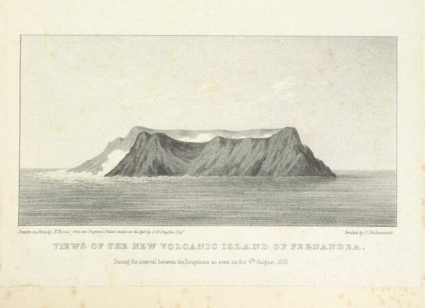 Vidyi vulkanicheskogo ostrova u poberezhya Sitsilii
