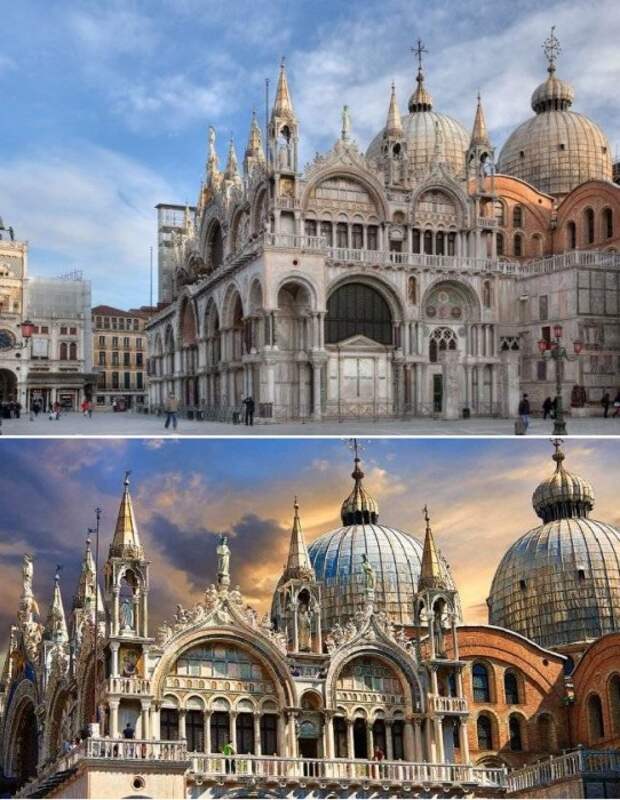 Базилика Святого Марка – главный собор Венеции, который многие века был центром государственной, общественной и религиозной жизни республики (Италия).  Базилика Святого Марка – главный собор Венеции, который многие века был центром государственной, общественной и религиозной жизни республики (Италия).