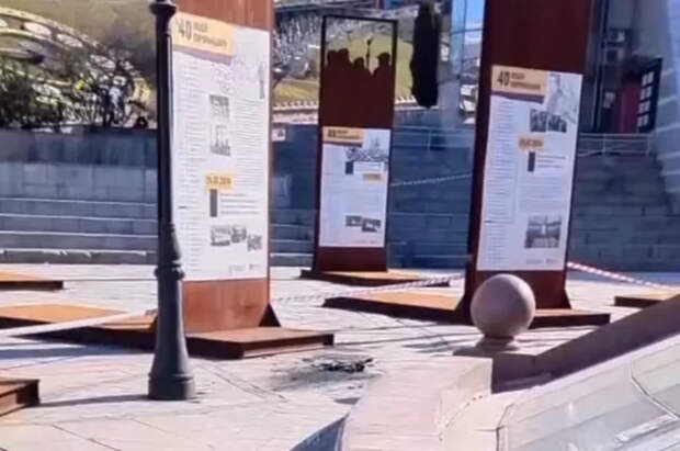 В сети появились кадры с упавшим на Майдане в Киеве беспилотником