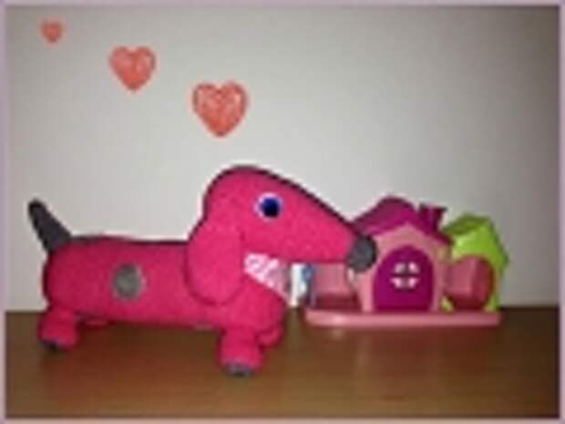 Вязаная собачка крючком Вязаная собачка крючком