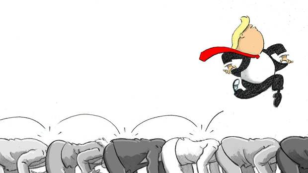 Провал импичмента Трампа в карикатурах
