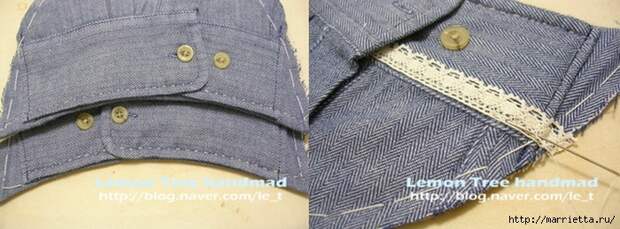 Шьем тапочки и прихватки из джинсовой рубашки (25) (700x259, 183Kb)