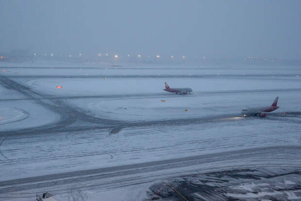Столичный аэропорт доставит багаж пассажирам на дом из-за снегопада