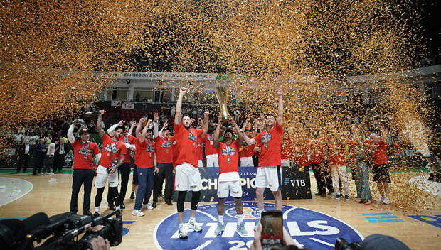 Баскетбольный ЦСКА стал 28-кратным чемпионом России, это рекорд для всех видов спорта