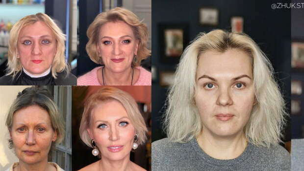Фото женщин до и после стрижки