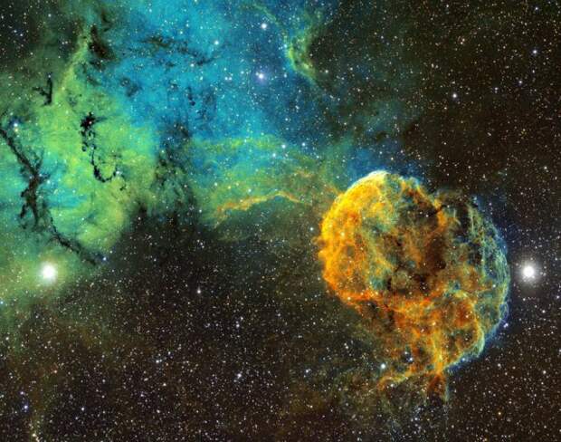 Туманность Медуза - остаток взрыва звезды