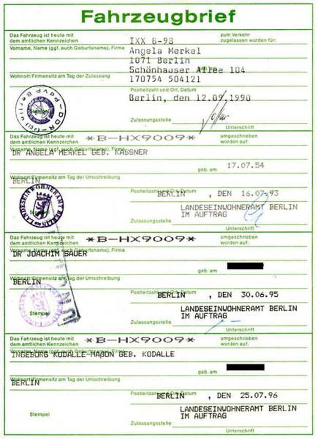 Volkswagen Golf Ангелы Меркель продадут на аукционе (7 фото)