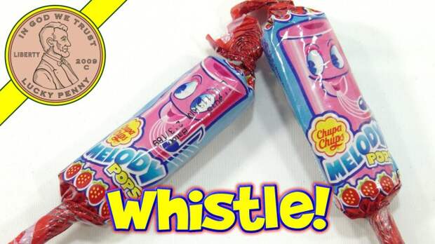 Леденцы Whistle Pops.