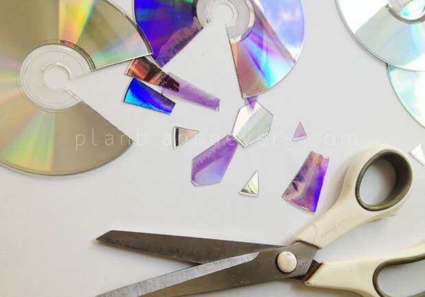 идеи использования старых компакт-дисков CD своими руками (23)