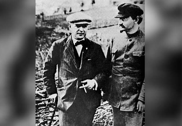 Христиан Раковский и Лев Троцкий, 1924 год