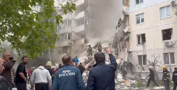 Жительница разрушенного дома в Белгороде рассказала, что чудом осталась жива