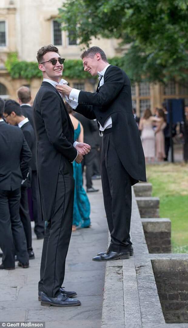 The dress code was white tie