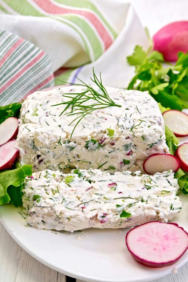 быстрая закуска из творога