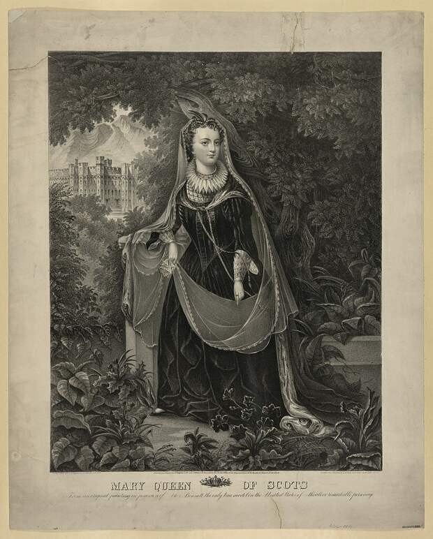 Mary Queen of Scots Physical description: 1 print. "Copyright Deposit, Southern District of N.Y. 1866."; Library of Congress