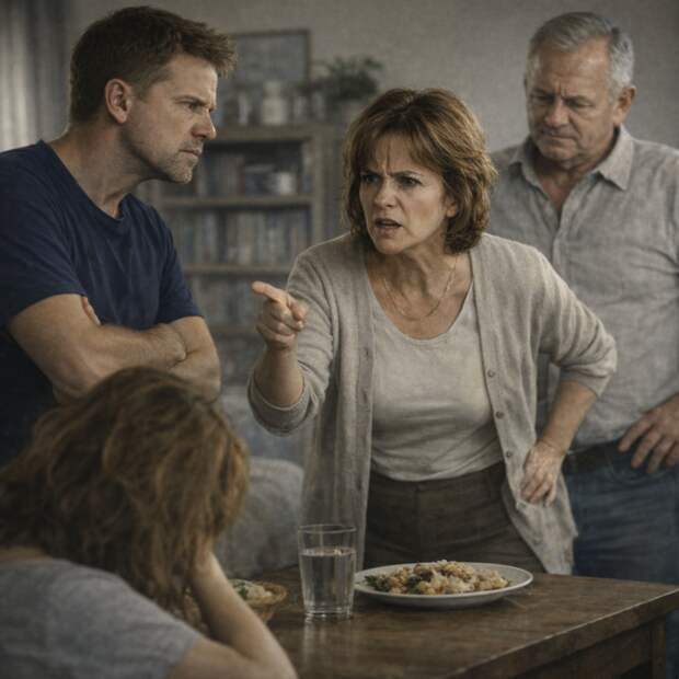 — Что за бурда на тарелке? Сколько раз повторял: научись готовить по-человечески, — выговаривал муж жене