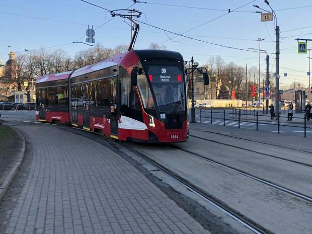 Трамвайные пути у строящейся станции метро «Горный институт» восстановят к концу лета