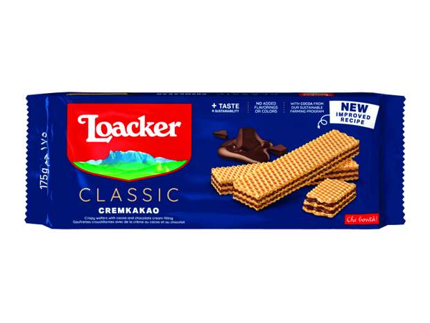 Вафли Cremkakao, Loacker