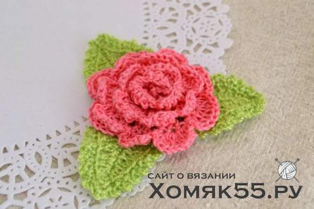 Вязаные цветы крючкоь Вязаные цветы крючкоь