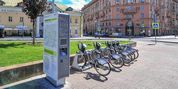 Депутат Бускин: сейчас в Москве работают 570 станций велопроката