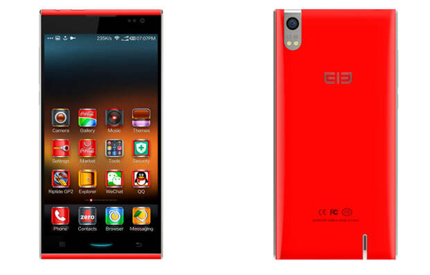 Elephone P10 P10C 3G WCDMA Mobile Phone MTK6582 Quad Core Android 4.4 5.0" 1280x720 1GB RAM 8/16GB ROM 8/13MP GPS