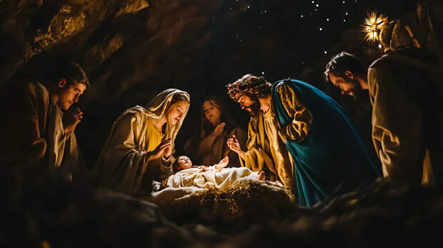 Патриарх Кирилл поздравил верующих со светлым Рождеством Христовым