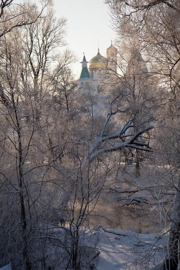 IMG 6811 Русская зима в Новом Иерусалиме перед Крещением. 