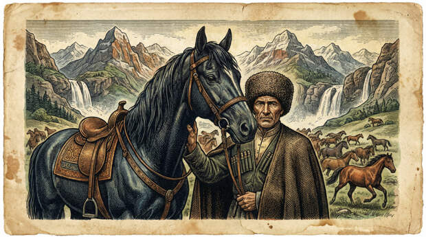 Адыгская (черкесская) лошадь: эпос, высеченный в породе