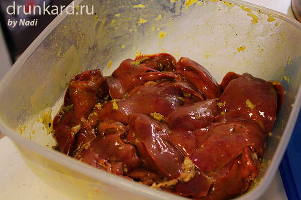 Куриная печёнка в азиатском стиле