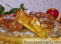 Фото к рецепту: Пирог с яблоками и корицей