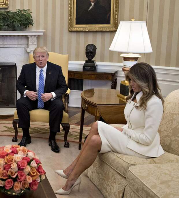 Меланья Трамп и Дональд Трамп Меланья Трамп и Дональд Трамп