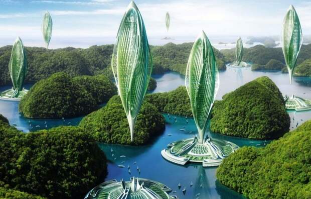 Технологии будущего: экологичный город на водорослях.