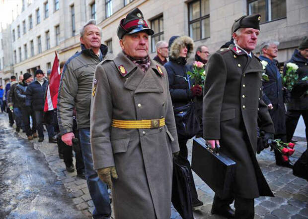 шествие ветеранов СС Латвия|Фото: vazhno.ru