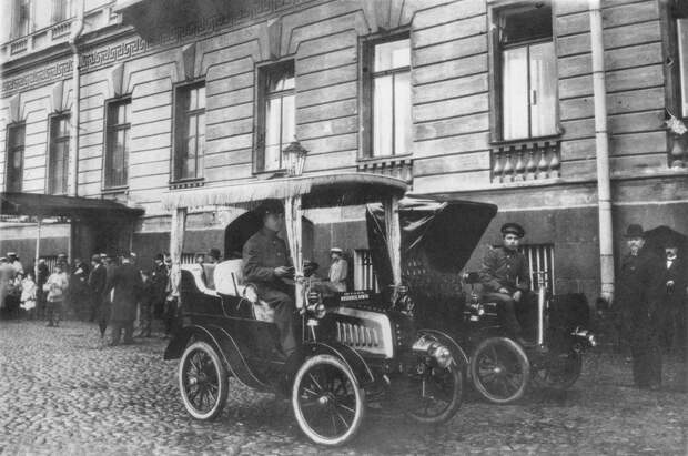 21. Первые таксомоторы 100 лет назад, россия, фото
