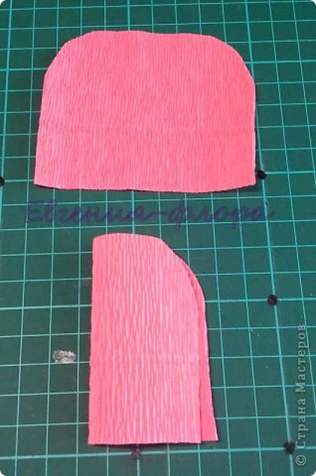 Мастер-класс Свит-дизайн Бумагопластика   дцать первый МК по розе Бумага гофрированная фото 11