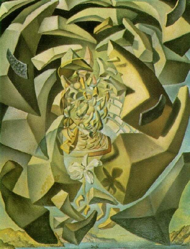 Микрофизическая Мадонна. (1954). Автор: Сальвадор Дали. Микрофизическая Мадонна. (1954). Автор: Сальвадор Дали.