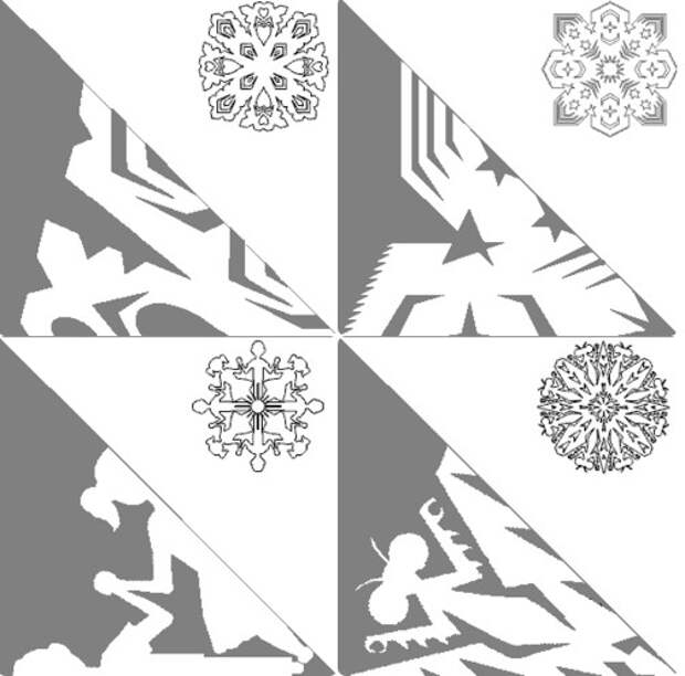 Объемные снежинки из бумаги на Новый год 2020-2021: простые и красивые! Шаблоны и схемы для вырезания