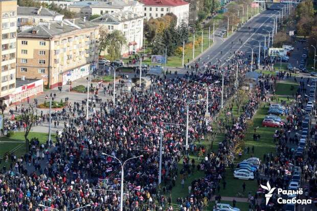 Протесты в Минске. 18.10.2020