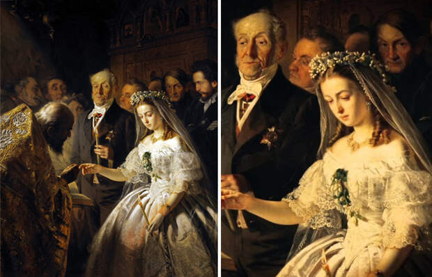 Почему картина «Неравный брак» наделала много шуму, и как она изменила  общество