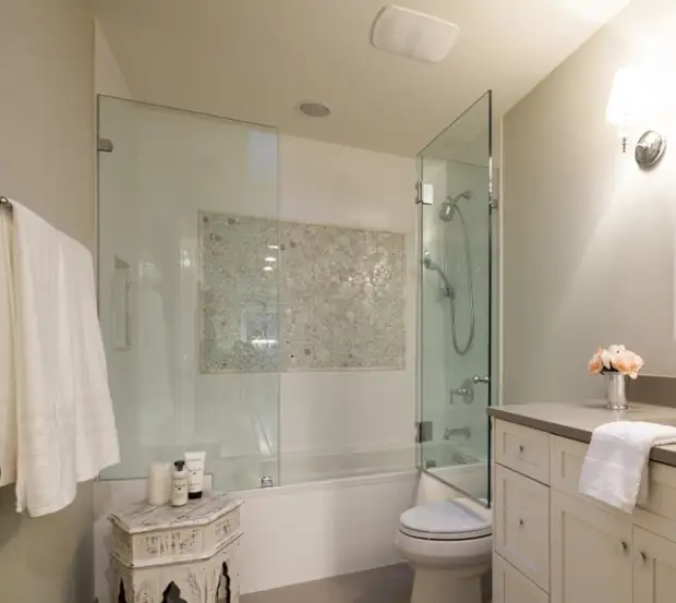 10 идей для крепления занавесок и перегородок в ванной комнате
