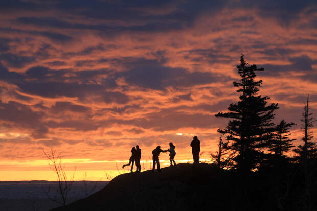 APTOPIX Anchorage Equinox Sunset APTOPIX Anchorage Equinox Sunset