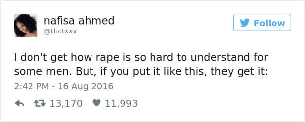 Woman Explains Difference Between Rape And Consent In 5 Tweets To Men Who Still Don’t Get It
