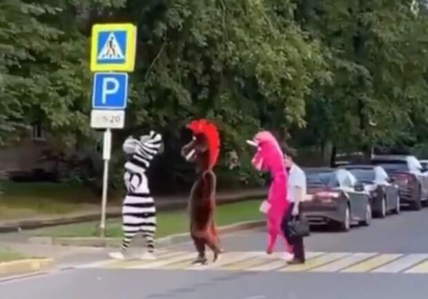 В Москве задержали вымогателей в костюмах сказочных персонажей