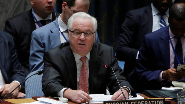 Чуркин: если бы не вмешательство России, над Дамаском развевались бы чёрные флаги