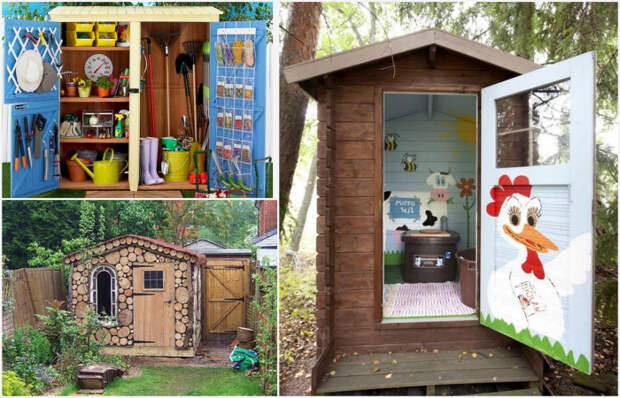 Оригинальные постройки на садовом участке. Оригинальные постройки на садовом участке.